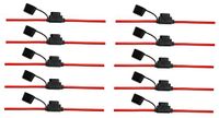 10 Offgridtec 10 stuks 2,5 mm² standaard platte zekeringhouder voor auto platte zekeringen