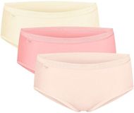 sloggi Midislip Originals Basic H Vrouwen 3-pack Katoen/Elastaan Effen Rood/Geel L