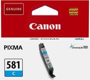 Canon CLI-581C inktpatroon, cyaan, 5,6 ml, geschikt voor 259 pagina's, compatibel met PIXMA TR7550, TR8550, TS6150, TS9551C