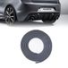 4R Quattroerre.it 19982 Zilverkleurig kleefprofiel voor Alfa Giulietta DAM achterbumper met 3M dubbelzijdig plakband