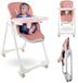 Mobiclinic Simba Chaise d'enfant - Rose - Pliable - Réglable