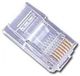 Gembird PLUG3UP6/5 kabel-connector RJ-45 Transparant