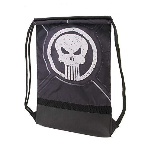 karactermania Punisher Punisher-sacca Storm extra tas, 48 cm, zwart (zwart)