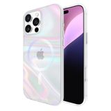 Case-Mate iPhone 16 Pro Max hoesje [compatibel met MagSafe] - Stijlvol iriserend telefoonhoesje met 3,7 m valbescherming - Premium magnetische hoes voor iPhone 16 Pro Max - zeepbel