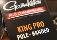 Gamakatsu King Pro Pole Banded Barbless Onderlijnen H14 0.15mm 15cm