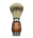 Golddachs Scheerkwast, 100% zilverplug, palissander, zilver, chroom