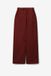 Sissy-Boy Donkerbruine high waist wide leg broek