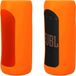 kwmobile siliconen hoesje voor mini-speaker - geschikt voor JBL Grip - Flexibel materiaal - Speakercase in oranje