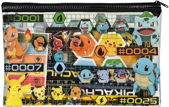Merkloos Pokemon - Etui Schrijfset