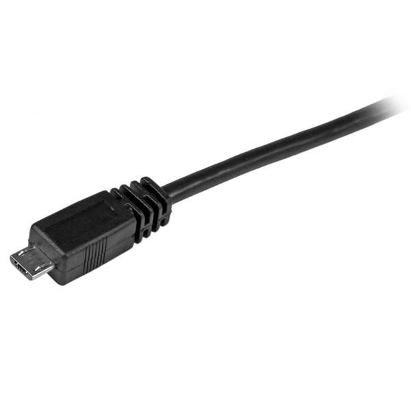 StarTech.com 3m USB-A naar Micro-B kabel - Zwart