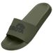 Kubota Strand-/badschoen 'Kubota Men's Slip-On Dark Green Basic Plain Pool Slides' kaki