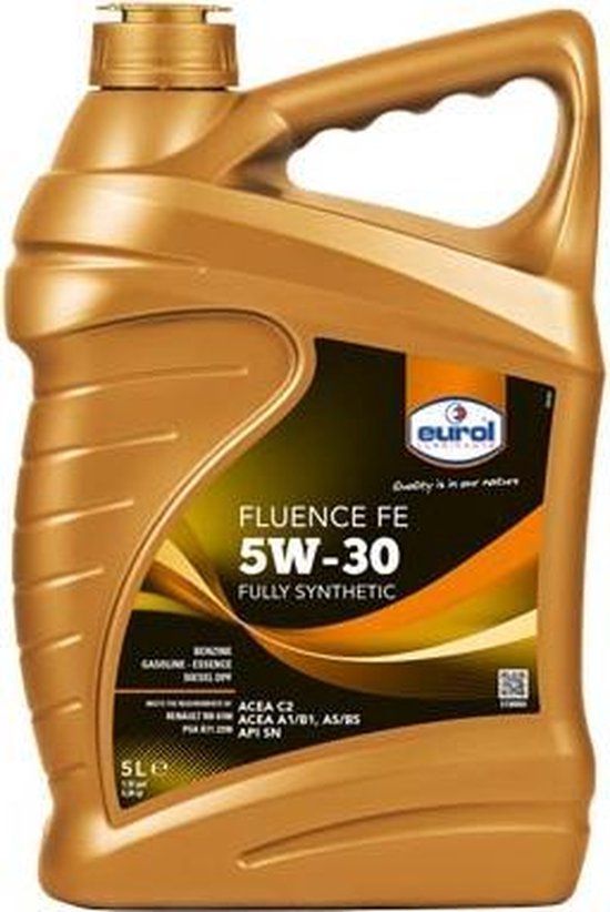 Eurol Fluence FE 5W30 5L Motor Oil - 5W30 Viscosity - 5L Capacity