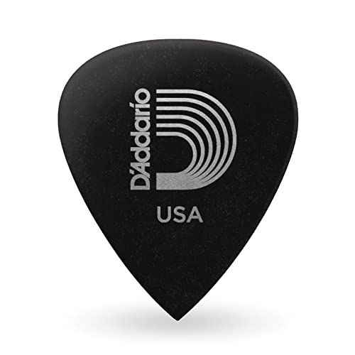 Planet Waves 6DBK7-100 1.5mm Duralin Precision Extra Heavy Picks - Black (Pack of 100)