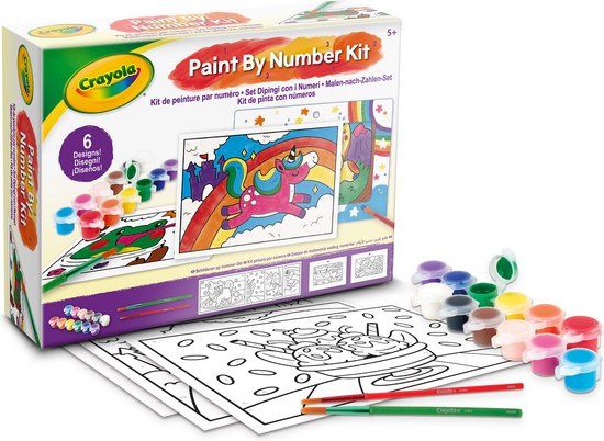 Crayola - Schilderkit met Sponsfiguurtjes - Knutselset Voor Kinderen