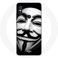 Maniacase Etui voor Xiaomi Redmi Note 5 AI Dual Camera We Are Legion Anoniem Masker
