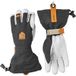 Hestra Army Leather Patrol Gauntlet, gants de ski gris foncé