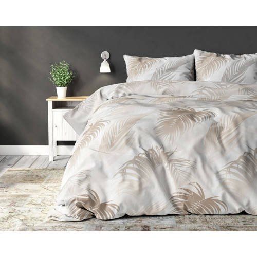Sleeptime Polyester-katoen dekbedovertrek 1 persoons (140x200/220 cm) - Taupe