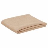 vidaXL Tafelkleed Ovaal Beige 160 x 220 cm