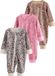 Next - Meisjes - Set van 3 babypyjama's met tweewegritssluiting - Bruin