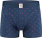 A-dam Valentijn Boxershort Heren Biologisch Katoen Hartenprint Blauw XXL