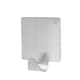 Excellent Houseware Zelfklevende RVS Haakjes - Vierkant - 2 Stuks - 5 x 5,5 cm