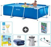 Intex Rechthoekig Frame Zwembad - 260 x 160 x 65 cm - Blauw