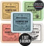 Störtebekker® Premium Vaste Shampoo Top 5-set (5 geuren)