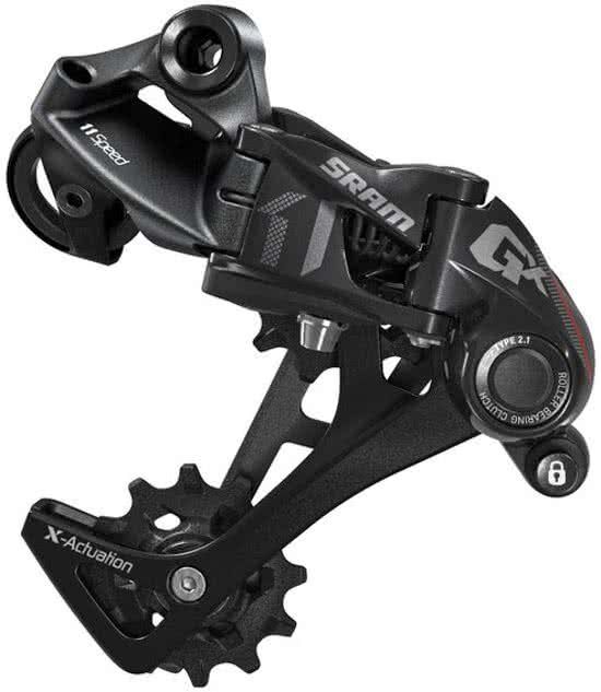 SRAM GX Achterderailleur 1x11-speed lange kooi, red - ZWART