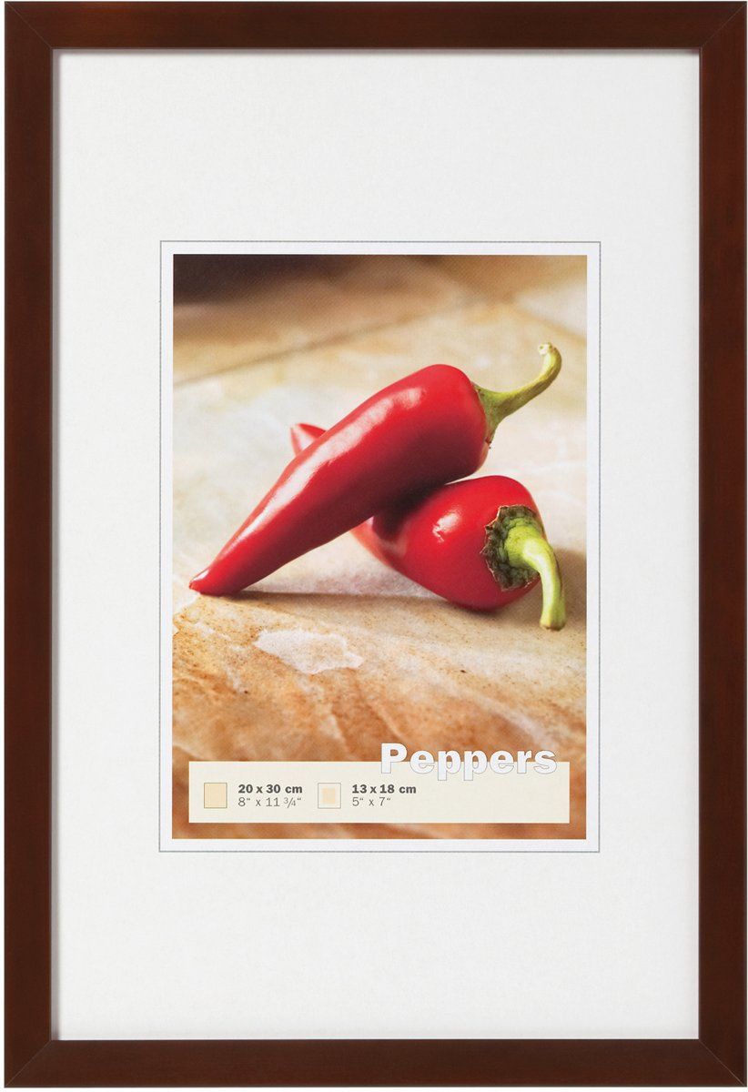 Walther Peppers Fotolijst - 40x60 cm - Walnoot