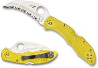 Spyderco Tasman Salt 2 Yellow H-1 SE Zakmes