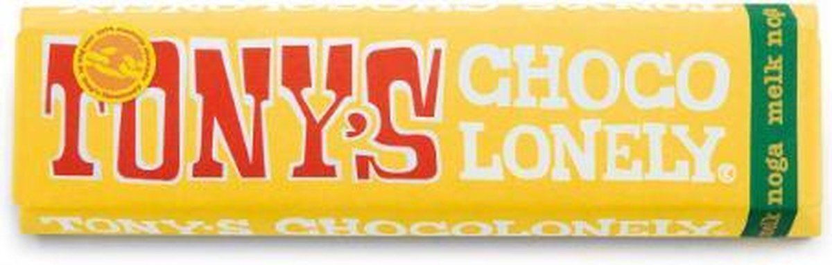 Tony's Chocolonely chocoladereep Melk Noga - 1 x 47 gram