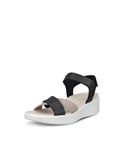 ECCO Sandalen met riem 'FLOWT WEDGE LX' beige / zwart