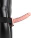 Shots - RealRock Shots BV Hollow Strap-on without Balls - 8'' / 20,5 cm - Flesh