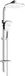 Mexen Q17 Ensemble de douche chrome/blanc (798171795-02)
