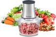 BEPER P102ROB001 Glassnijder, glazen container, ABS-behuizing, dubbel paar messen van staal, 2 snelheden, antislip onderkant, capaciteit 1,5 l, grijs/zwart