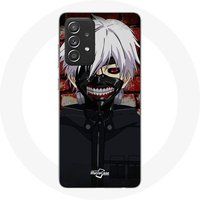 Maniacase Hoesje voor Samsung Galaxy A33 5G Tokyo Ghoul Kaneki Ken Japans Anime Masker
