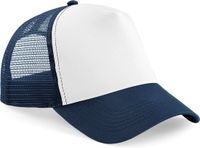 Beechfield Snapback truckerpet B640 - French Navy / White - One size