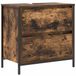 vidaXL Badkamerkast met lades 60x34,5x60 cm gerookt eikenkleurig
