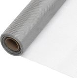 vidaXL Gaas 60x500 cm Roestvrij Staal Zilver
