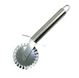 PARENCE Pizza Roulette - Deeg- en pizzasnijder van roestvrij staal - Pizza snijden van 19 x 6,5 cm - Eenvoudige opbergbeugel