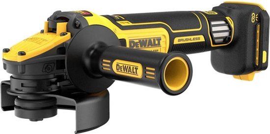 DeWALT DCG409VSNT FLEXVOLT Advantage Accu Haakse Slijper 125mm 18V XR Basic Body in TSTAK