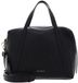 Coccinelle Leren schoudertas handtas Nory Grained Leather Handbag Noir zwart