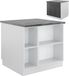 Vicco Fame-Line Keukeneiland – 90 cm met lade, zonder werkblad Antraciet-Goud/Wit