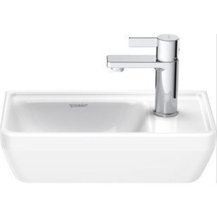 Duravit D-Neo Fonteinbak 40x22x14cm 1 kraangat rechthoek Keramiek Wit 0739400041