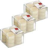 Trend Candles Bougies parfumées/Chafing dish candles - 36x - Parfum vanille - 4 heures de combustion - Coupe transparente