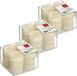 Trend Candles Bougies parfumées/Chafing dish candles - 36x - Parfum vanille - 4 heures de combustion - Coupe transparente