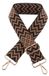 Bandoulière réglable, 75-130 cm - Sangle de sac, 5 cm de large - Accessoire pour sacs à main - Boucle dorée - Cordon en coton - Marron