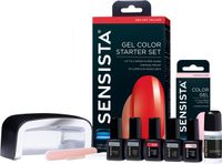 Sensista Cadeauset - Red Hot Chillies - Lushious Lychee - Gellak Starterspakket - Gel nagellak - Rood - Lichtroze - 7.5ML
