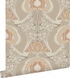 ESTAHome behang vintage bloemen art nouveau stijl beige - 53 cm x 10.05 m