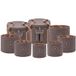 Meinl Sonic Energy Crystal Singing Bowl Travel Bag Set Brown